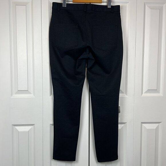 Karl Lagerfeld Dark Navy Twill Cigarette Leg Pants Size 12 - Picture 10 of 12